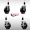 Service Caster 5'' SS Phenolic Wheel Swivel 1-3/8'' Expand Stem Caster Set 2 Brakes, 4PK SCC-SSEX20S514-PHS-2-TLB-2-138 - alternate 5